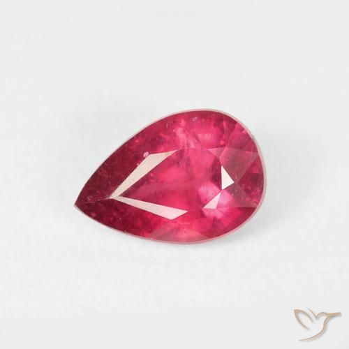 0.94ct Natural Carmesí intenso Rubí, En forma de pera, VS-SI