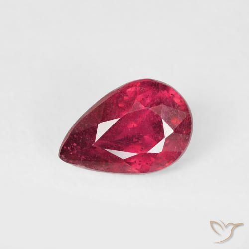0.51ct Natural Carmesí intenso Rubí, En forma de pera, VS-SI