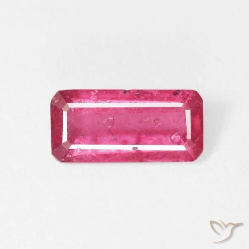 1.91ct Natural Rojo claro Rubí, corte esmeralda, VS-SI