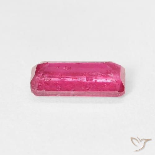 Rubí Rojo claro natural de 1.91 ct, Corte Octágono / Esmeralda, VS-SI