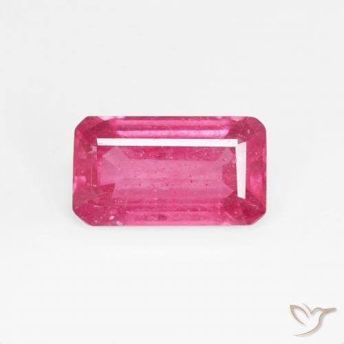 1.83ct Natural Rojo medio Rubí, corte esmeralda, VS