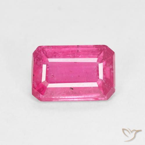 2.28ct Natural Rosado intenso Rubí, corte esmeralda, VS-SI