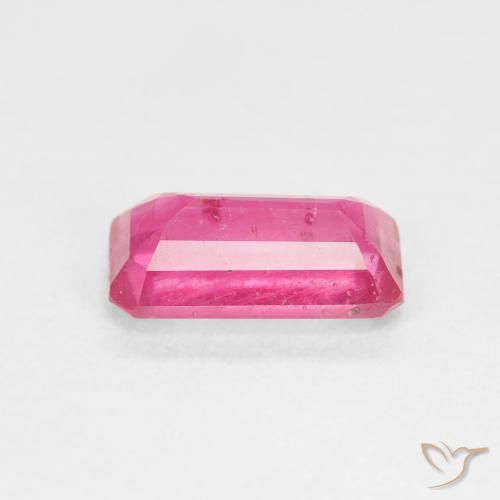 Rubí Magenta intenso natural de 1.94 ct, Corte Octágono / Esmeralda, VS-SI