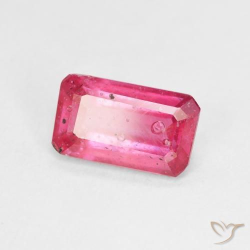 Rubí Rosa magenta natural de 2.66 ct, Corte Octágono / Esmeralda, VS-SI