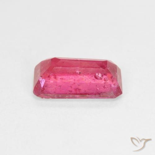Rubí Rosa magenta natural de 2.66 ct, Corte Octágono / Esmeralda, VS-SI
