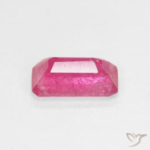 Rubí Rosado intenso natural de 2.49 ct, Corte Octágono / Esmeralda, VS-SI