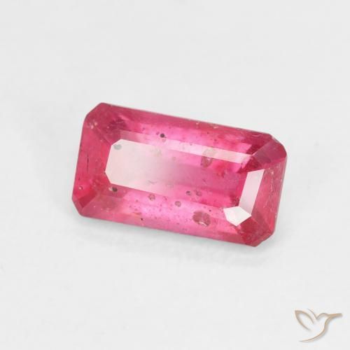 Rubí Rosado intenso natural de 1.92 ct, Corte Octágono / Esmeralda, VS-SI
