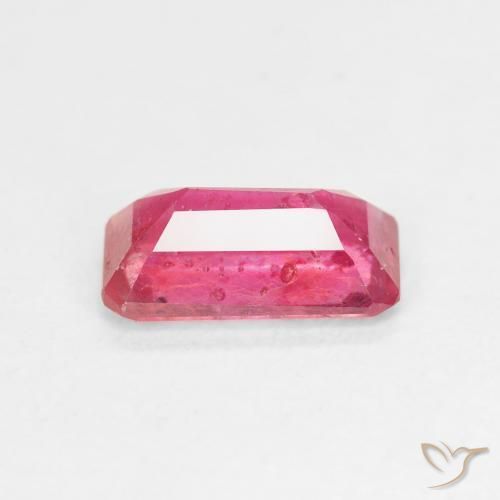 Rubí Rosado intenso natural de 1.92 ct, Corte Octágono / Esmeralda, VS-SI