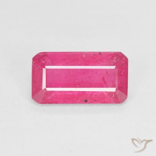2.80ct Natural Rosado intenso Rubí, corte esmeralda, VS-SI