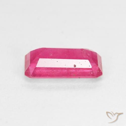Rubí Rosado intenso natural de 2.80 ct, Corte Octágono / Esmeralda, VS-SI