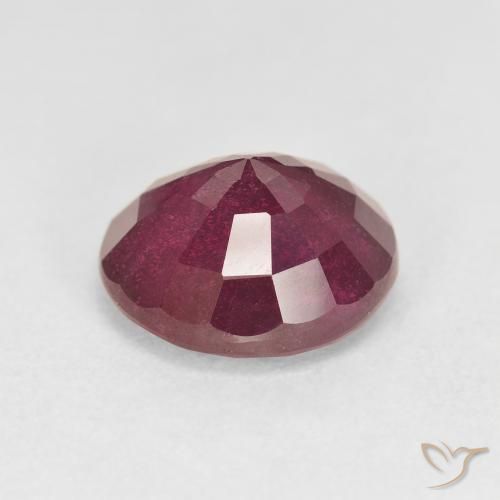 Rubí Rojo vino natural de 6.24 ct, Redondo, VS