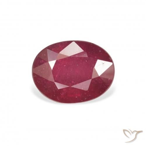3.18ct Natural Rojo sangre Rubí, Ovalada, VS