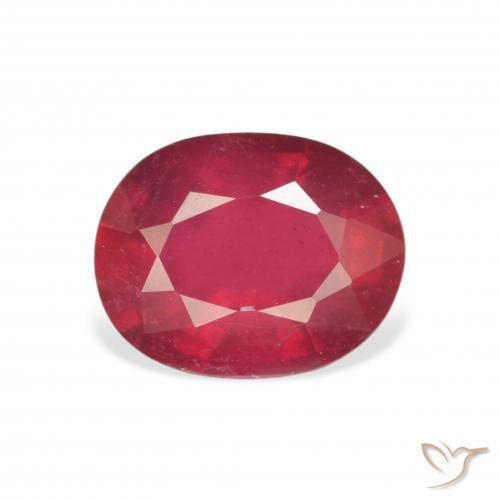3.58ct Natural Carmesí intenso Rubí, Ovalada, VS