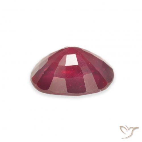 Rubí Rojo sangre natural de 3.42 ct, Ovalada, VS