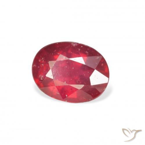Rubí Rojo medio natural de 3.05 ct, Ovalada, VS-SI