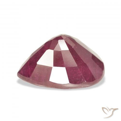 Rubí Rojo vino natural de 16.24 ct, En forma de pera, VS