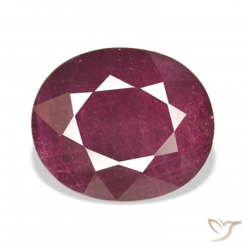 18.23ct Natural Rojo medio Rubí, Ovalada, VS