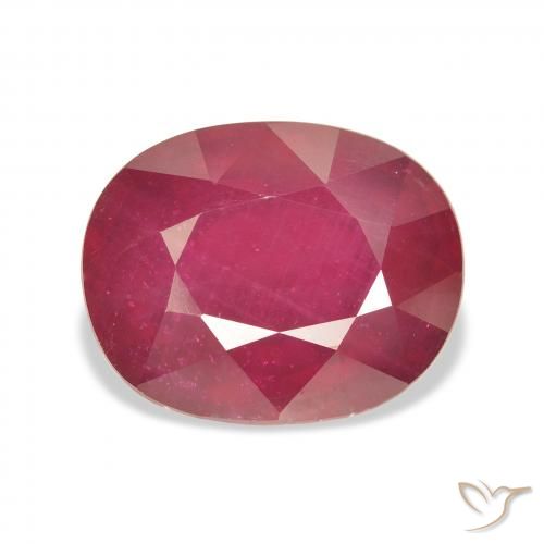 11.24ct Natural Rojo mermelada Rubí, Ovalada, VS