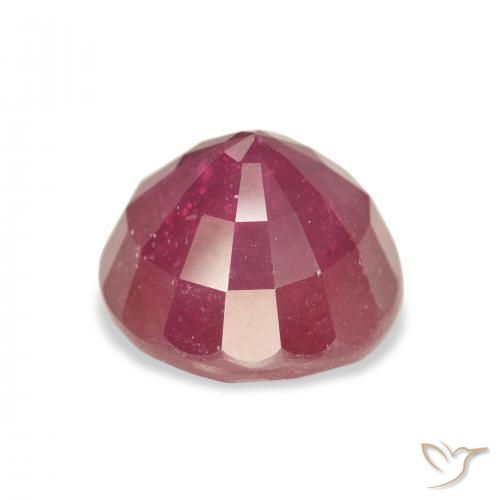 Rubí Carmesí intenso natural de 8.29 ct, Redondo, VS