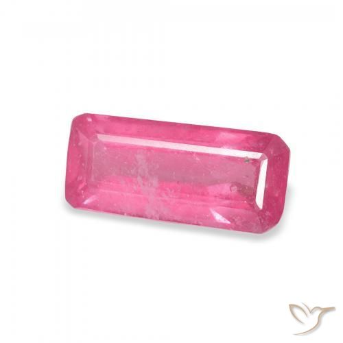 Rubí Magenta intenso natural de 1.87 ct, Corte Octágono / Esmeralda, VS-SI