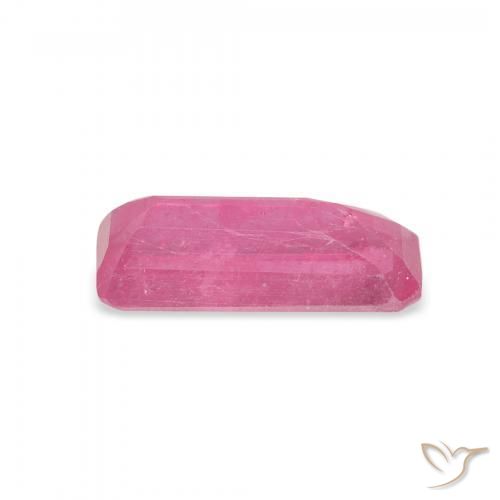 Rubí Magenta intenso natural de 1.87 ct, Corte Octágono / Esmeralda, VS-SI