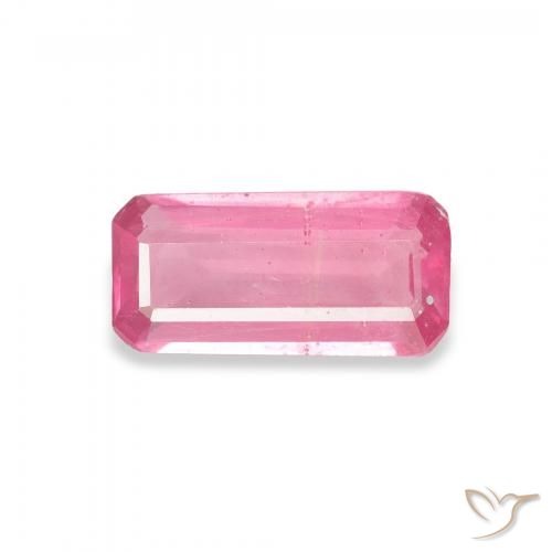 1.35ct Natural Rosado intenso Rubí, corte esmeralda, VS-SI