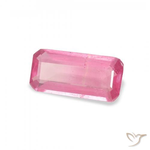 Rubí Rosado intenso natural de 1.35 ct, Corte Octágono / Esmeralda, VS-SI