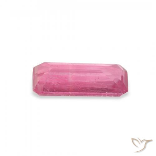Rubí Rosado intenso natural de 1.35 ct, Corte Octágono / Esmeralda, VS-SI