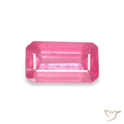 1.77ct Natural Rosado intenso Rubí, corte esmeralda, VS-SI