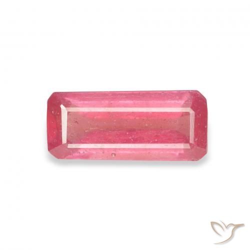 1.50ct Natural Rosa magenta Rubí, corte esmeralda, VS-SI