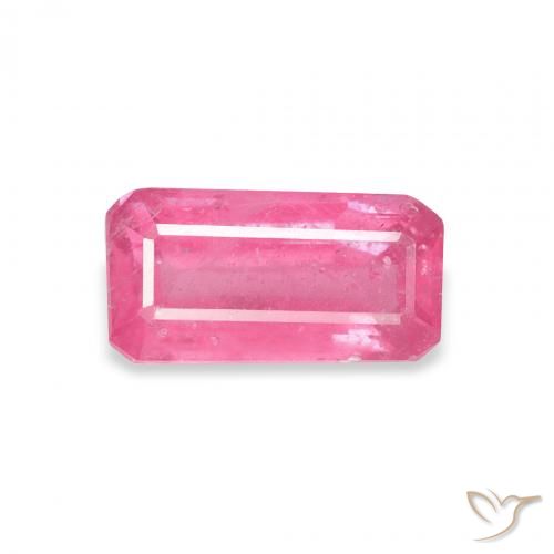 1.61ct Natural Rosado intenso Rubí, corte esmeralda, VS-SI
