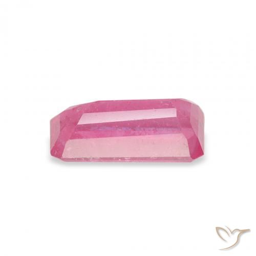 Rubí Rosado intenso natural de 1.61 ct, Corte Octágono / Esmeralda, VS-SI