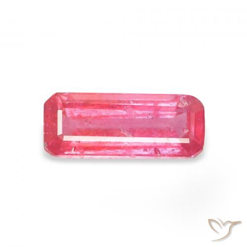1.20ct Natural Rosado intenso Rubí, corte esmeralda, VS-SI
