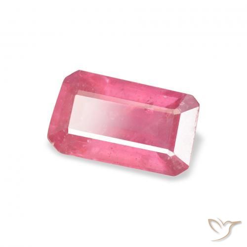 Rubí Rosado medio natural de 1.54 ct, Corte Octágono / Esmeralda, VS-SI