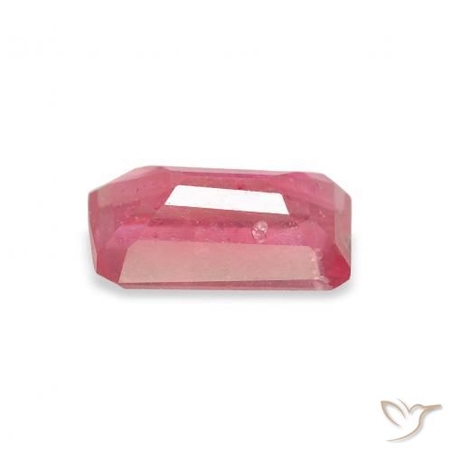 Rubí Rosado medio natural de 1.54 ct, Corte Octágono / Esmeralda, VS-SI
