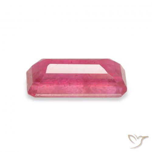 Rubí Rosa magenta natural de 1.64 ct, Corte Octágono / Esmeralda, VS-SI