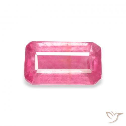 1.96ct Natural Rosado medio Rubí, corte esmeralda, VS-SI