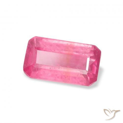 Rubí Rosado medio natural de 1.96 ct, Corte Octágono / Esmeralda, VS-SI