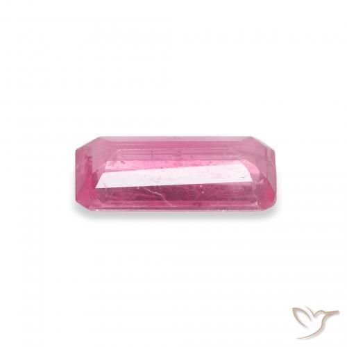 Rubí Rosado rojizo natural de 1.21 ct, Corte Octágono / Esmeralda, SI