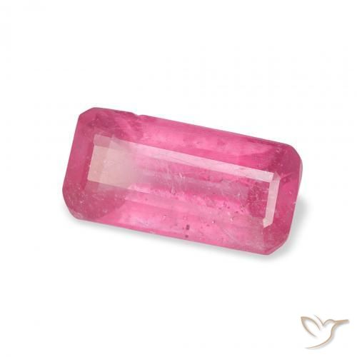 Rubí Medium Dark-Pink natural de 1.92 ct, Corte Octágono / Esmeralda, SI