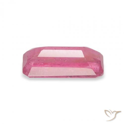Rubí Medium Dark-Pink natural de 1.92 ct, Corte Octágono / Esmeralda, SI