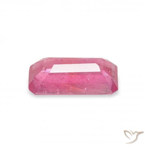 Rubí Medium Dark-Pink natural de 1.37 ct, Corte Octágono / Esmeralda, SI