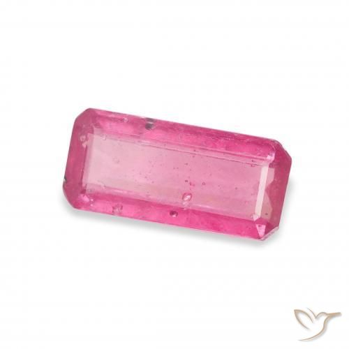 Rubí Medium Dark-Pink natural de 1.93 ct, Corte Octágono / Esmeralda, VS-SI
