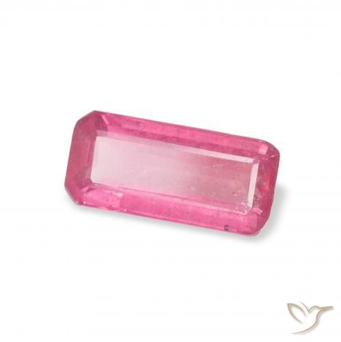 Rubí Rosado intenso natural de 1.07 ct, Corte Octágono / Esmeralda, VS-SI