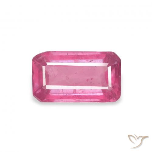 1.44ct Natural Rosado intenso Rubí, corte esmeralda, VS-SI