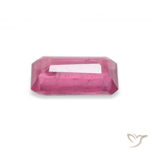 Rubí Rosado intenso natural de 1.44 ct, Corte Octágono / Esmeralda, VS-SI