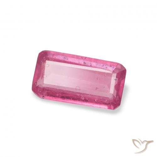 Rubí Rosado intenso natural de 1.09 ct, Corte Octágono / Esmeralda, VS-SI
