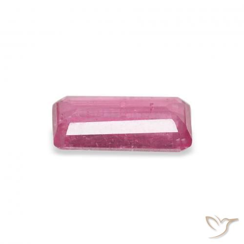 Rubí Rosado intenso natural de 1.09 ct, Corte Octágono / Esmeralda, VS-SI