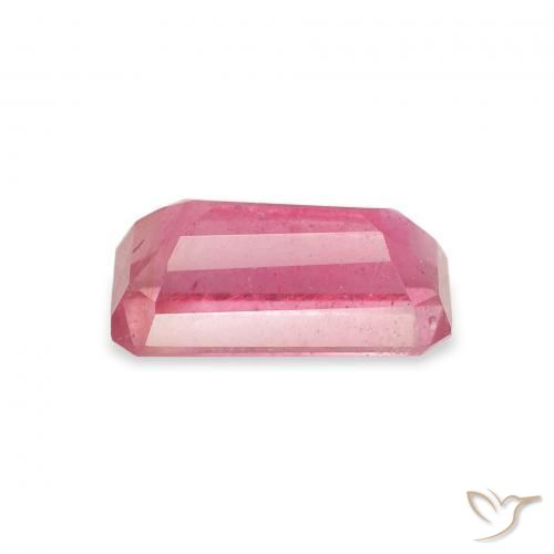 Rubí Rojo rosado natural de 1.84 ct, Corte Octágono / Esmeralda, VS-SI