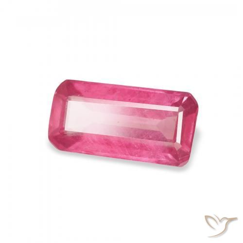 Rubí Rojo rosado natural de 1.83 ct, Corte Octágono / Esmeralda, VS-SI